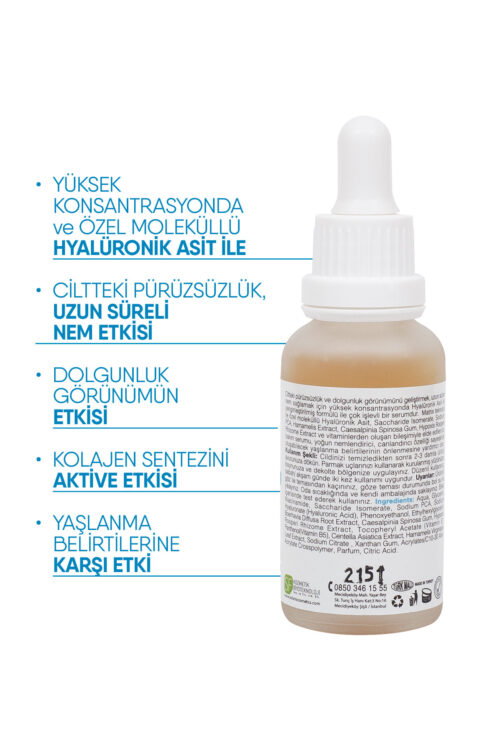 Solaris Tüm Ciltler İçin Hyaluronic Acid Serum - Yaşlanma Karşıtı Günlük Bakım Kremi - Makyaj Temizleme Suyu - Görsel 3