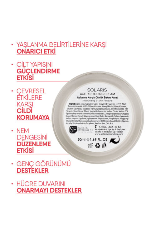 Solaris Tüm Ciltler İçin Hyaluronic Acid Serum - Yaşlanma Karşıtı Günlük Bakım Kremi - Makyaj Temizleme Suyu - Görsel 5