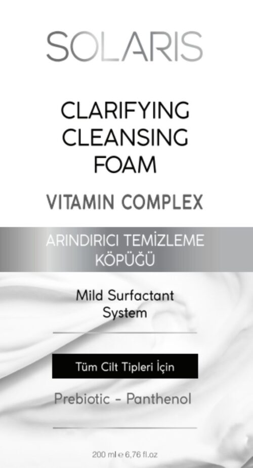 Solaris Yüz Temizleme Köpüğü Arındırıcı 200 ml - Görsel 5