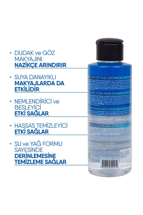Solaris Göz Makyaj Temizleme Suyu Çift Fazlı 150 m - Görsel 4